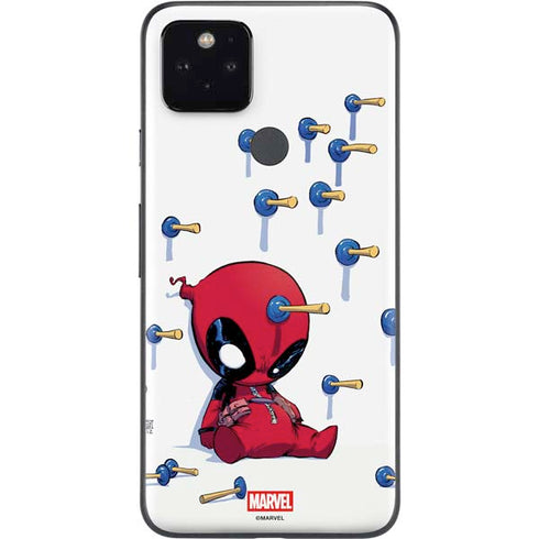 Marvel Deadpool Babypool Playing Google Pixel 5 Skin